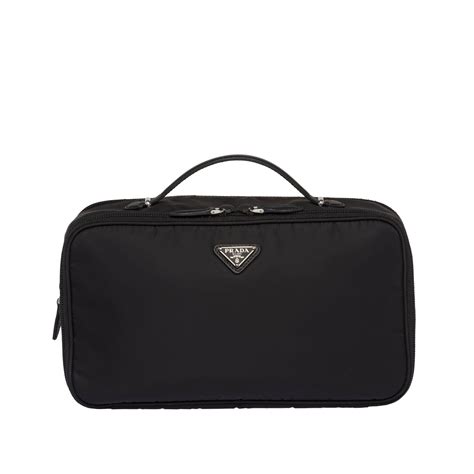 prada nylon cosmetic case|Prada nylon pouch bag.